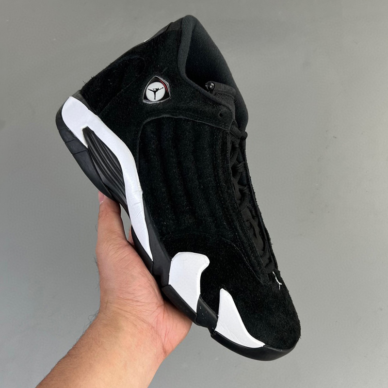 Air Jordan 14 Men Basketball Shoes Black White