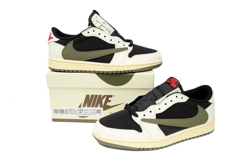 Travis Scott x Air Jordan 1 Low OG Olive DZ4137-106