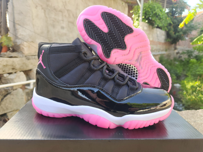 Air Jordan 11 Men Women Basketball Shoes Black Pink