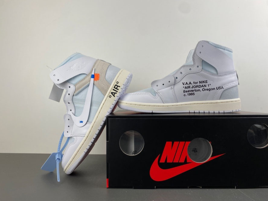 2026 Virgil Abloh Archive x Air Jorda 1 High OG Alaska AA3834-100